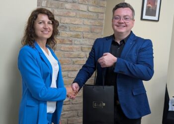 Advokatė dr. Dalia Averkienė, APB Amber Lex steigėja ir Tomas Morkūnas, FAD agentūros vadovas