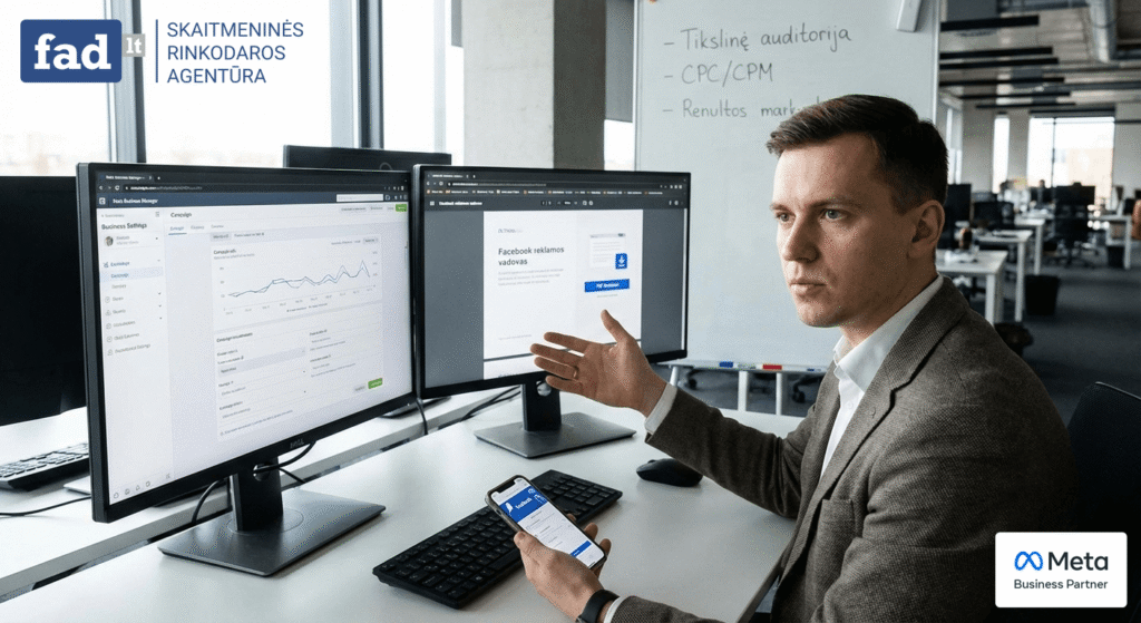 Facebook - Meta reklamos vadovas / instrukcija