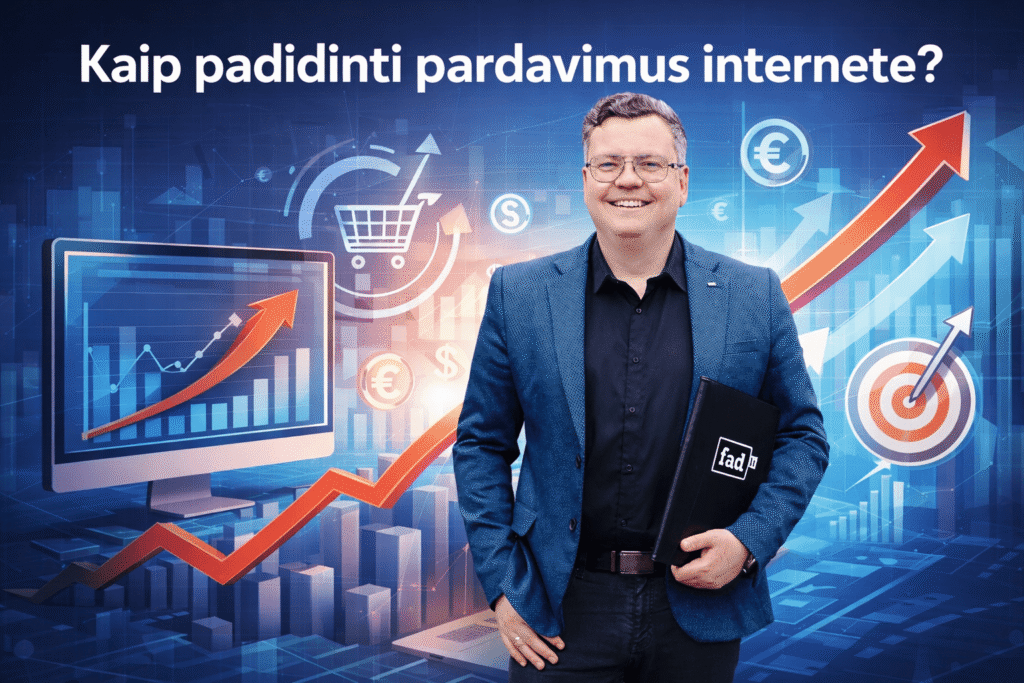 Kaip padidinti pardavimus internete?