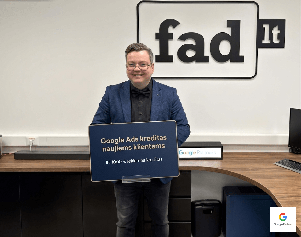 Google ads kreditas